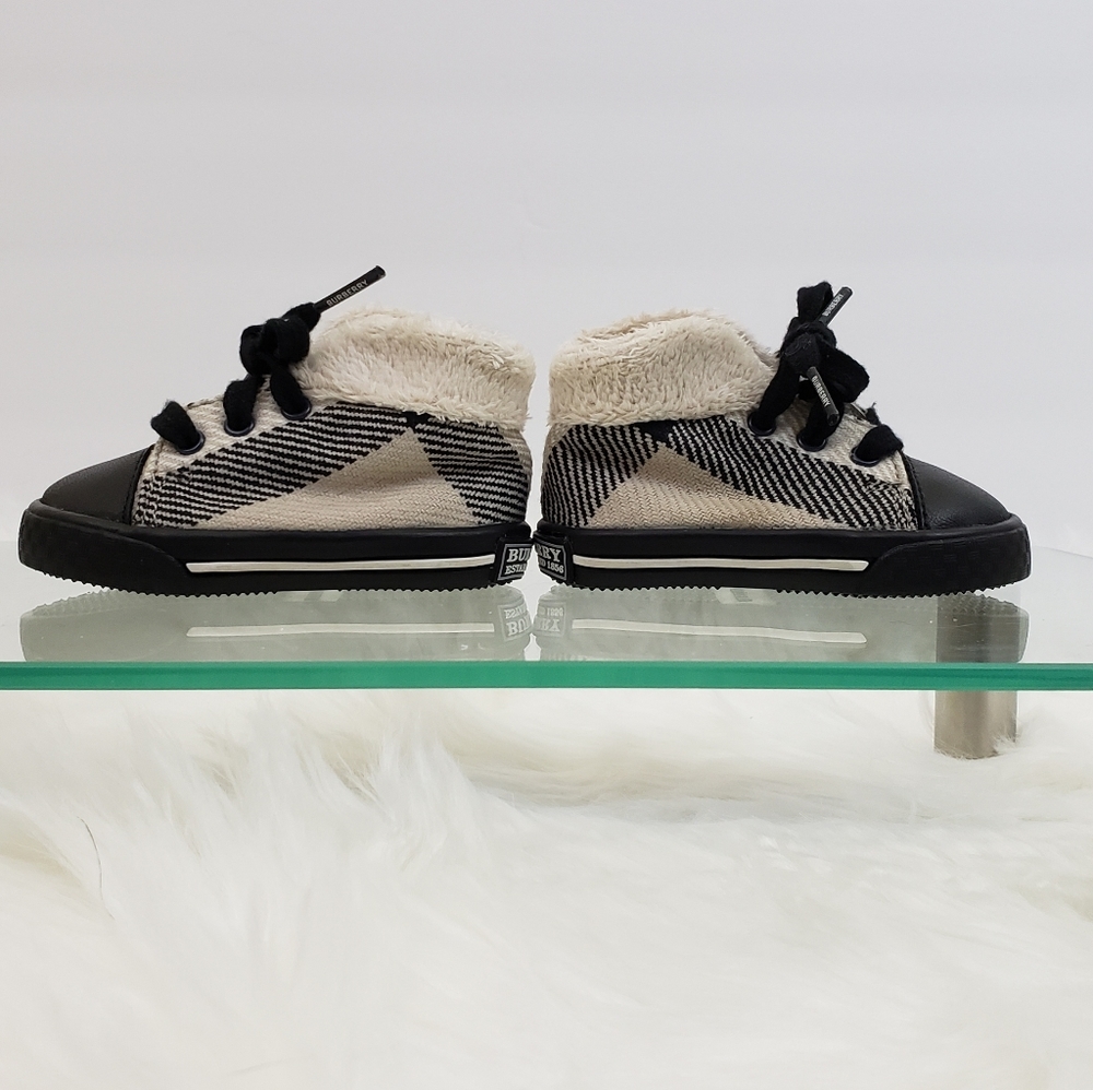 Burberry baby kids unisex lace up sneakers